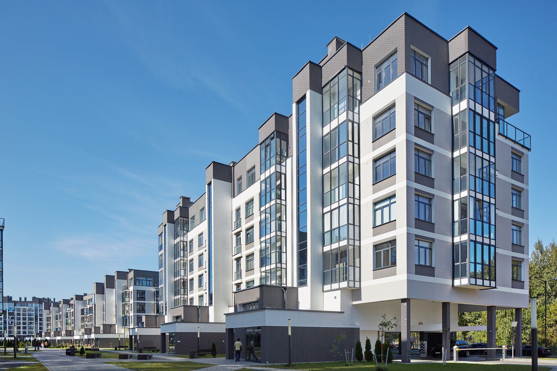 Modern apartment community for property management locksmith services